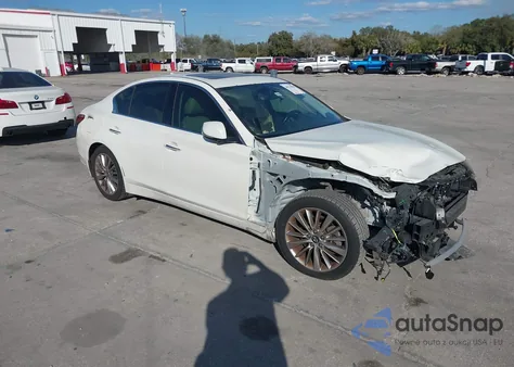 2018 Infiniti Q50 3.0T Luxe from USA, damaged, VIN JN1EV7AP5JM359062